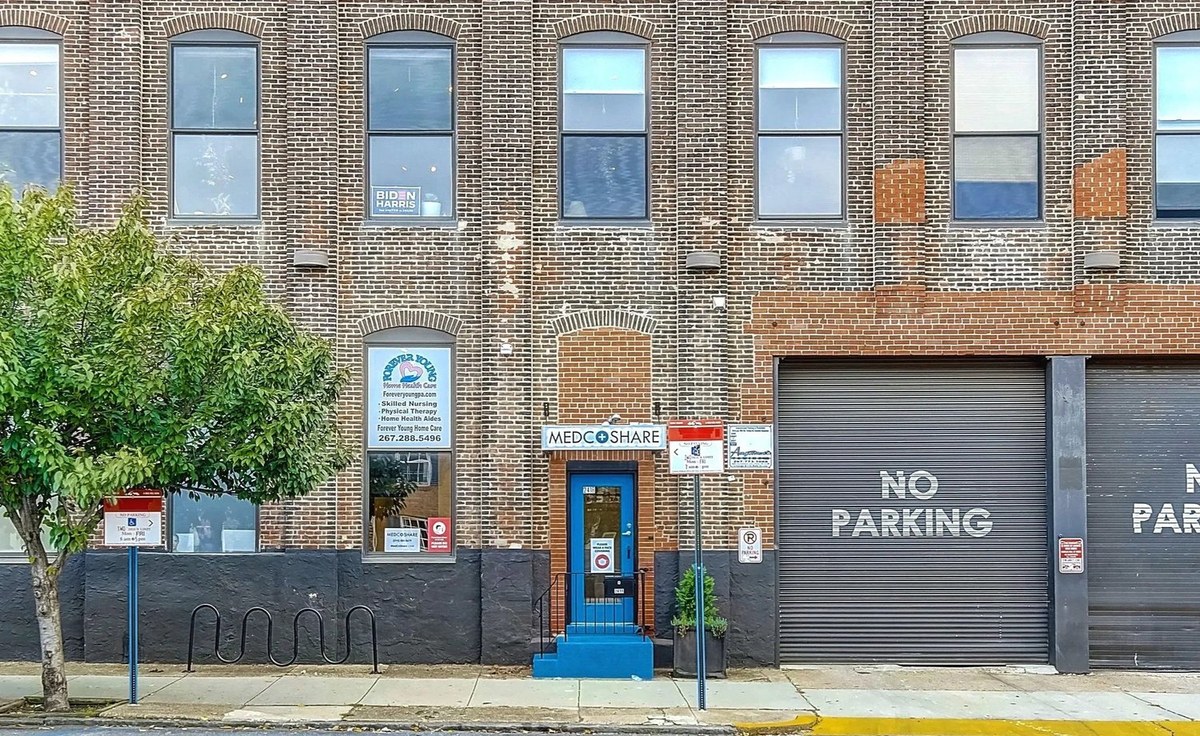 Building at 2418 E. York Street in Fishtown, home of Adelphos Direct Care in Philadelphia