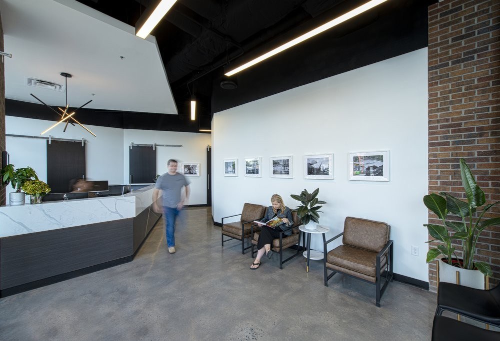 Reception area at Affinity Family Dental on East Colfax in Denver