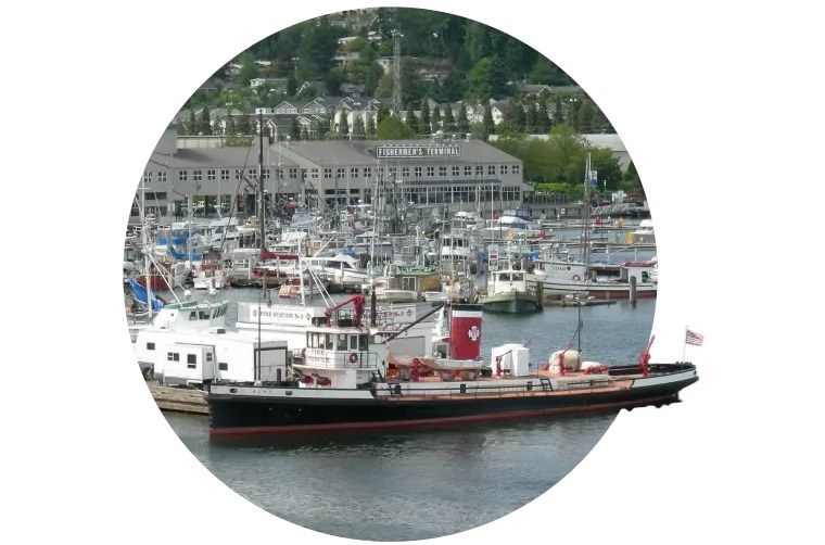 Fishermen's Terminal near Alton Computer Solutions' Seattle office