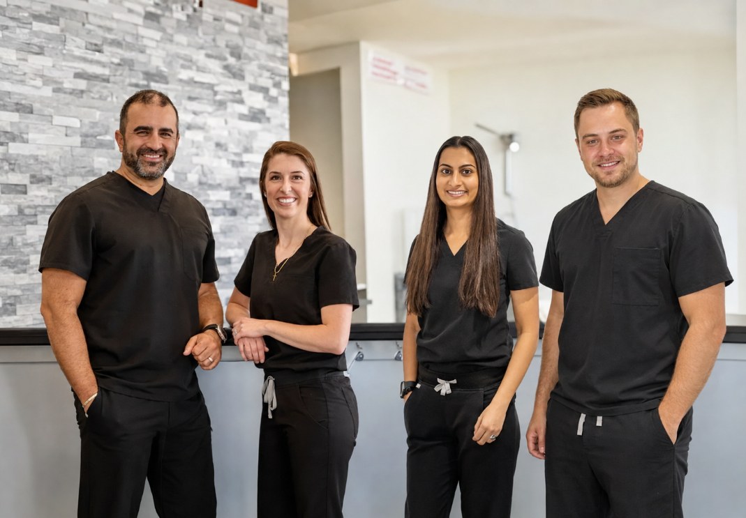 Dentists of Bell Road Dental Care of Phoenix in their office