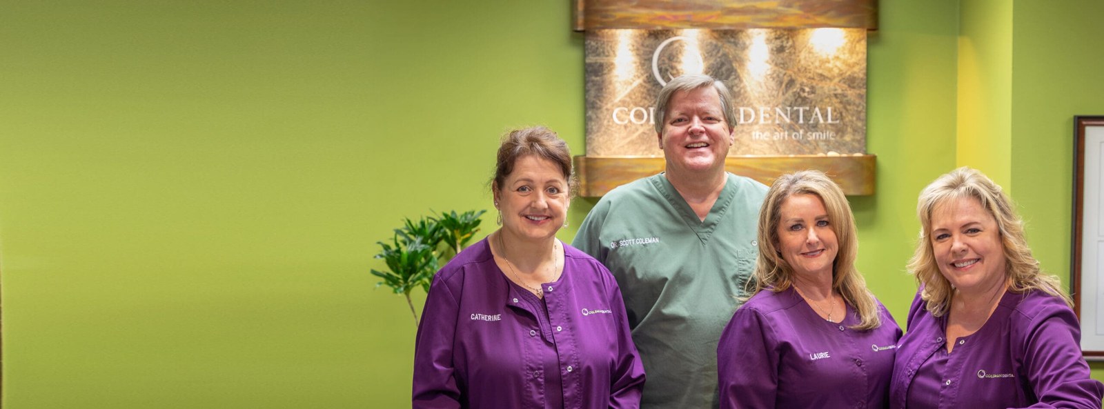 Coleman Dental team at the San Felipe Street office in Houston