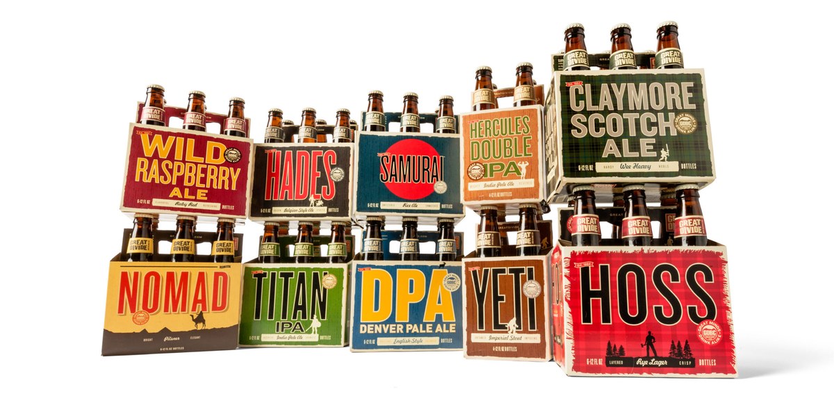 Beer packaging designed by Cultivator, a Denver advertising and design agency
