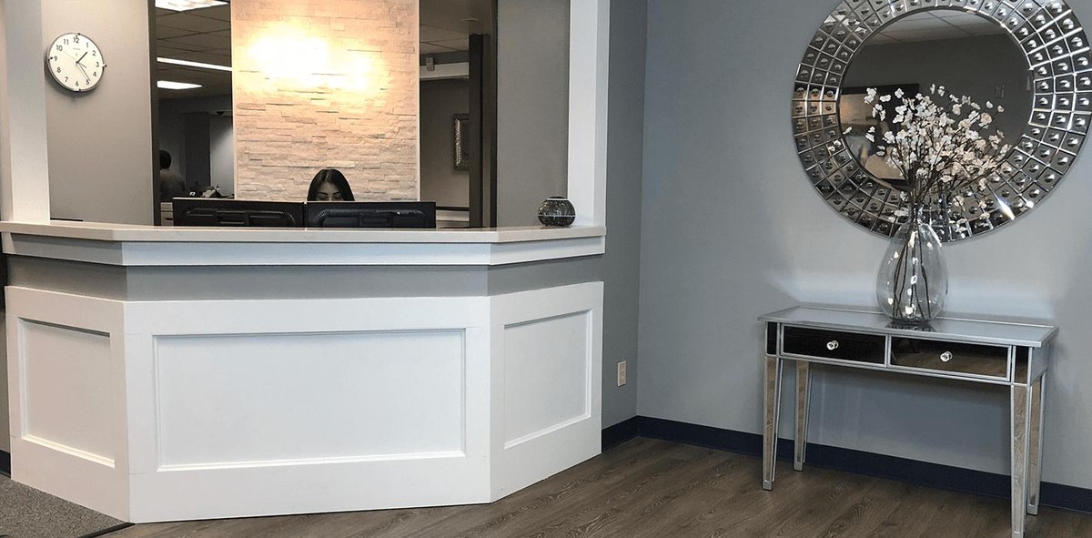 Reception area at Dr. Van Tran Family Practice in Houston