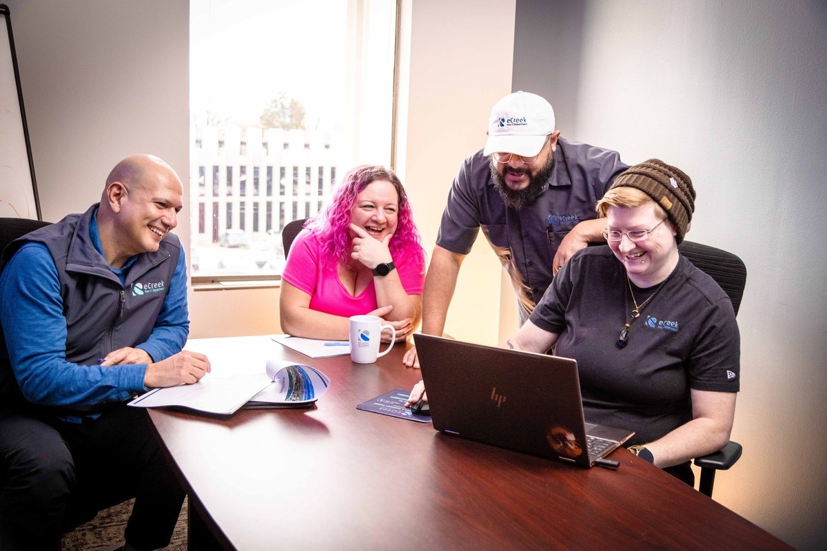 The eCreek IT Solutions team at work in Denver