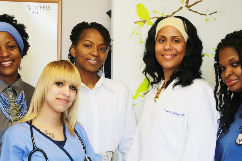 Staff at Fountain Medical Associates, a primary care practice in Mount Airy, Philadelphia