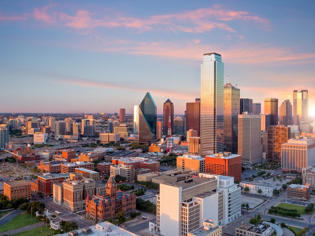Dallas skyline from the K3 Technology website