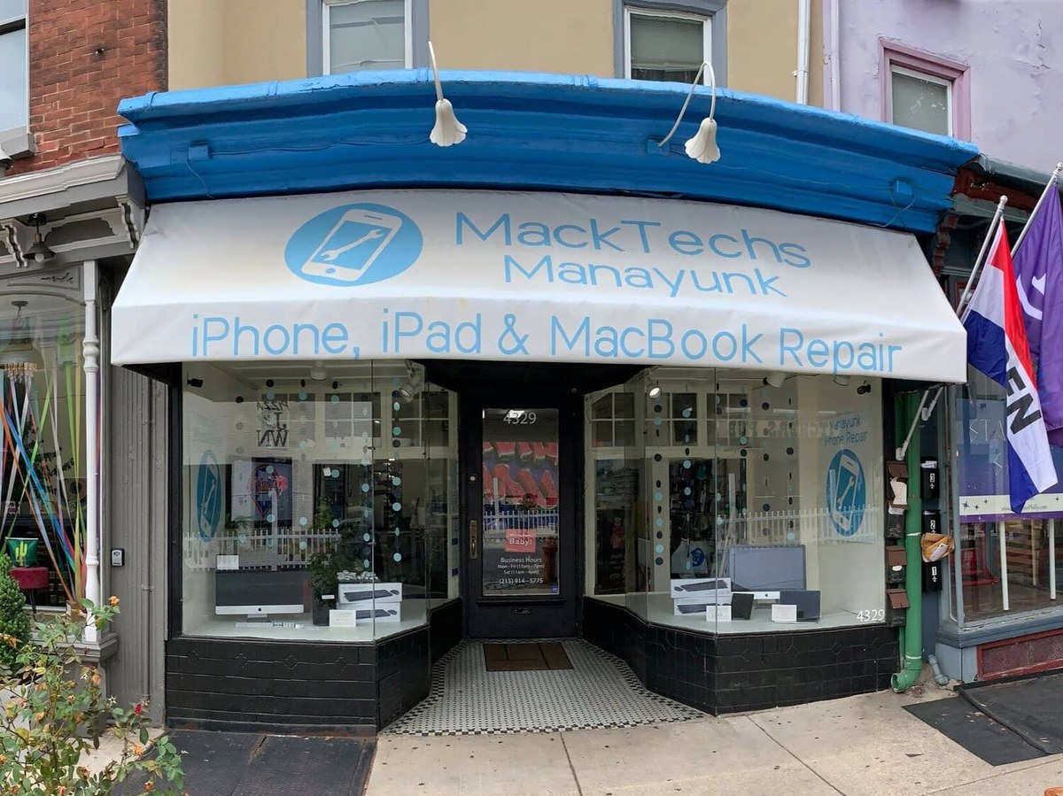 MackTechs storefront on Main Street in Manayunk, Philadelphia