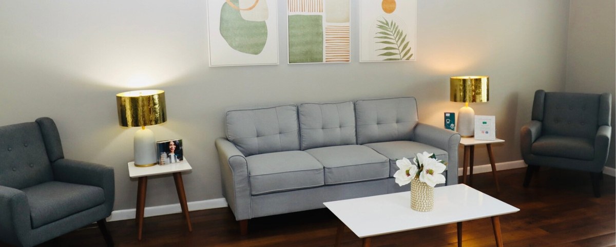 Patient lounge at Magnolia Family Dentistry in South Austin