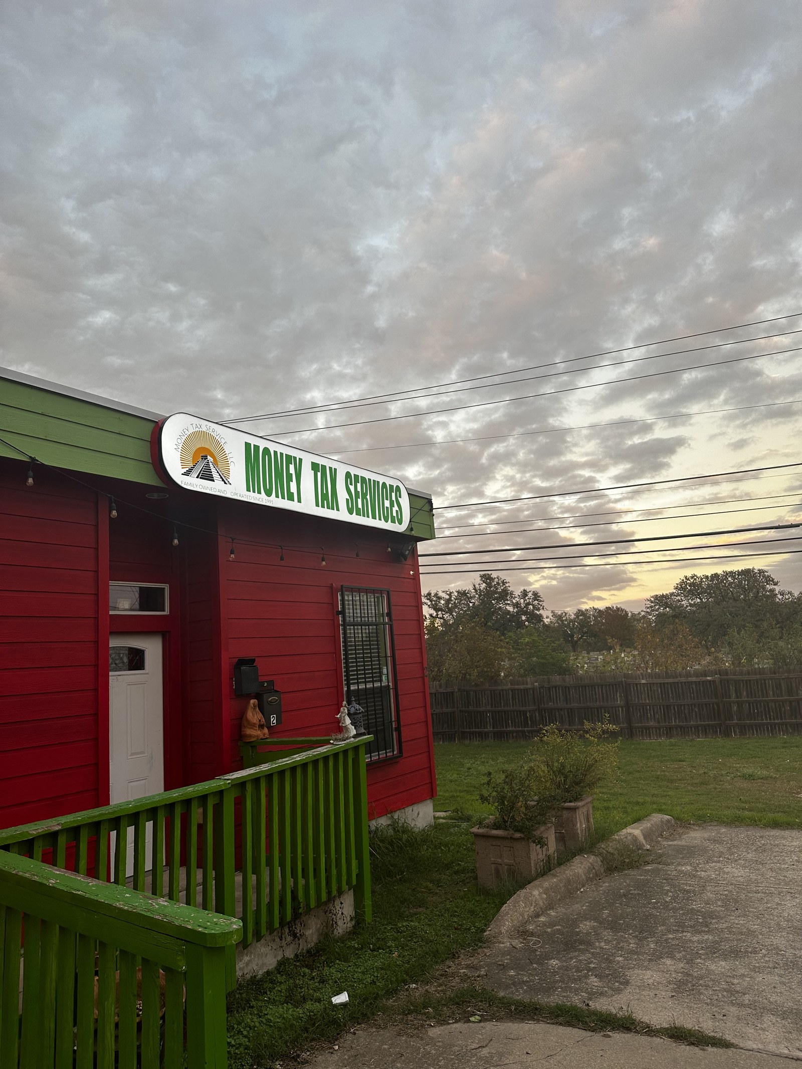 Money Tax Services office on East 12th Street in Austin