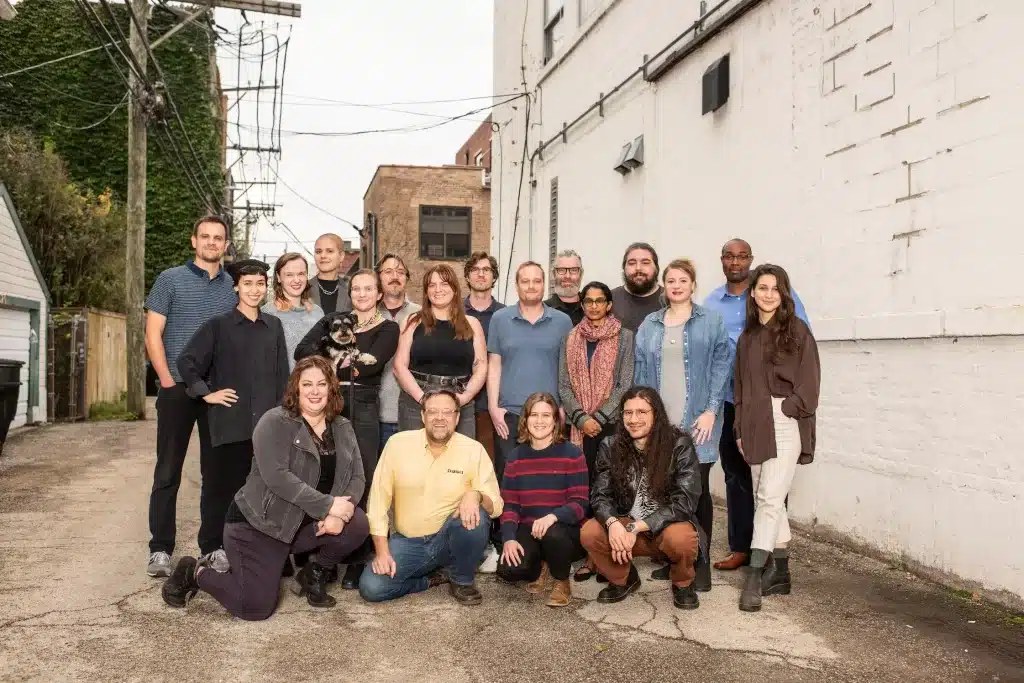 The Pilot Digital marketing team outside their Chicago office