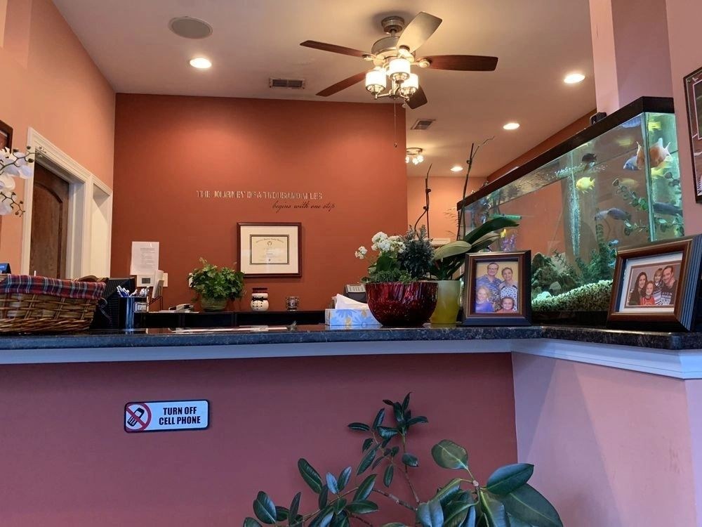 Front office and reception desk at Rogers Park Family Medicine in Chicago