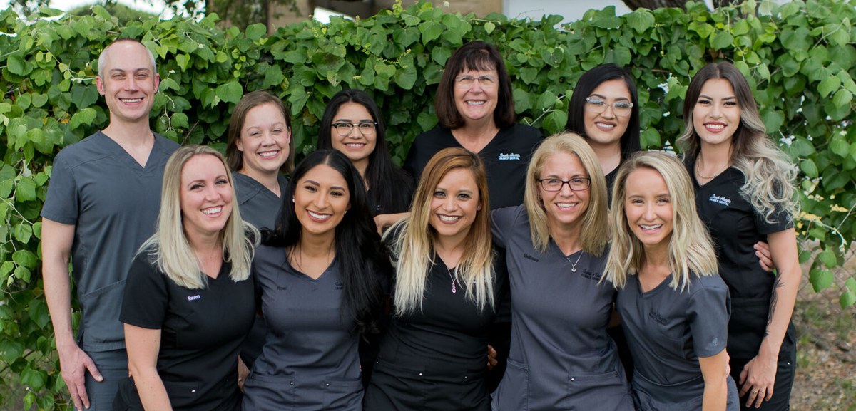 South Austin Family Dental team outside the practice in South Austin