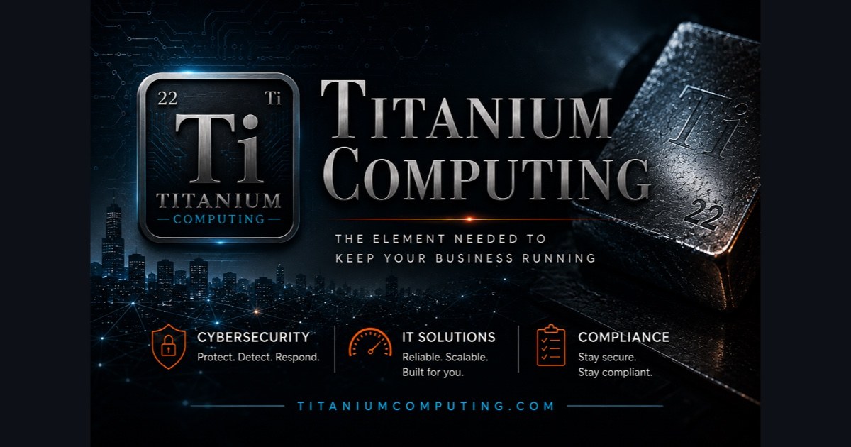 Titanium Computing managed IT, cybersecurity and compliance in Austin