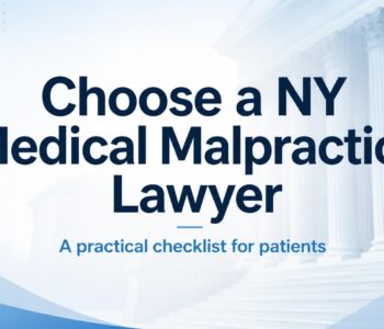 Choose a NY Medical Malpractice Lawyer