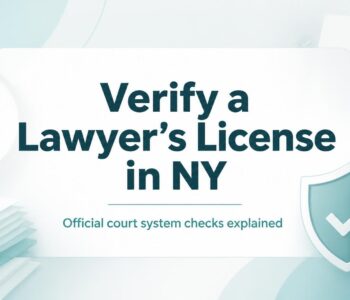 Verify a Lawyer License in New York