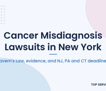 Cancer misdiagnosis lawsuit guide for New York patients, with Lavern's Law and NJ, PA and CT deadlines