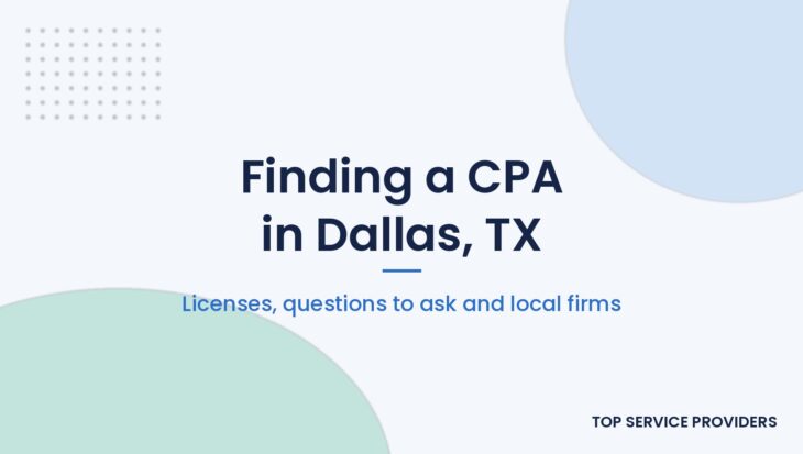 How to find a CPA in Dallas, Texas guide cover