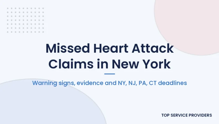 Heart attack misdiagnosis lawsuit guide for New York: warning signs, evidence and NJ, PA and CT deadlines