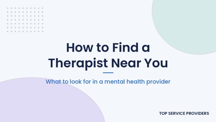 How to find a therapist near me