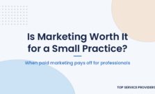 Small professional practice owner weighing whether marketing is worth it
