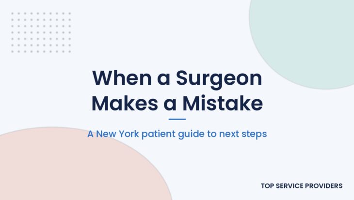 What happens if a surgeon makes a mistake in New York patient guide cover