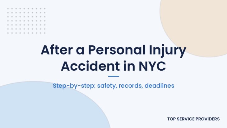 What to do after a personal injury accident in New York City