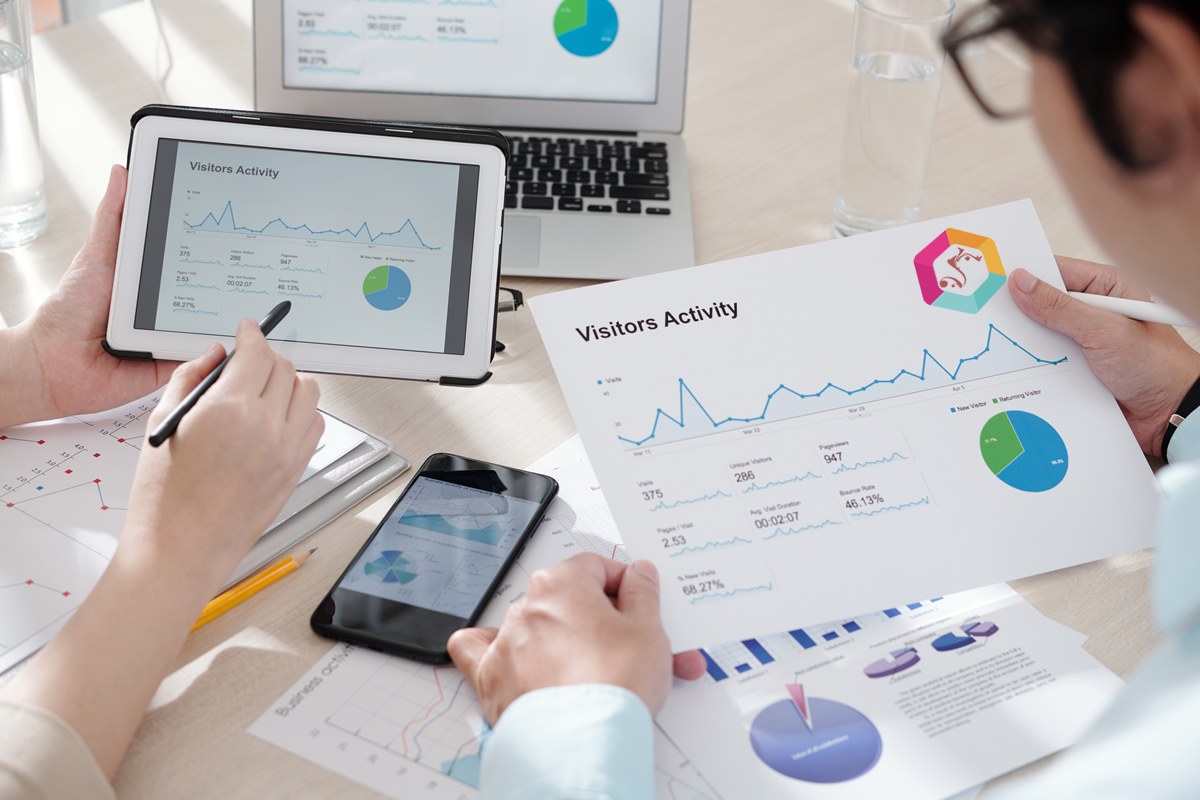 Visualwebz website traffic report for a Seattle SEO client